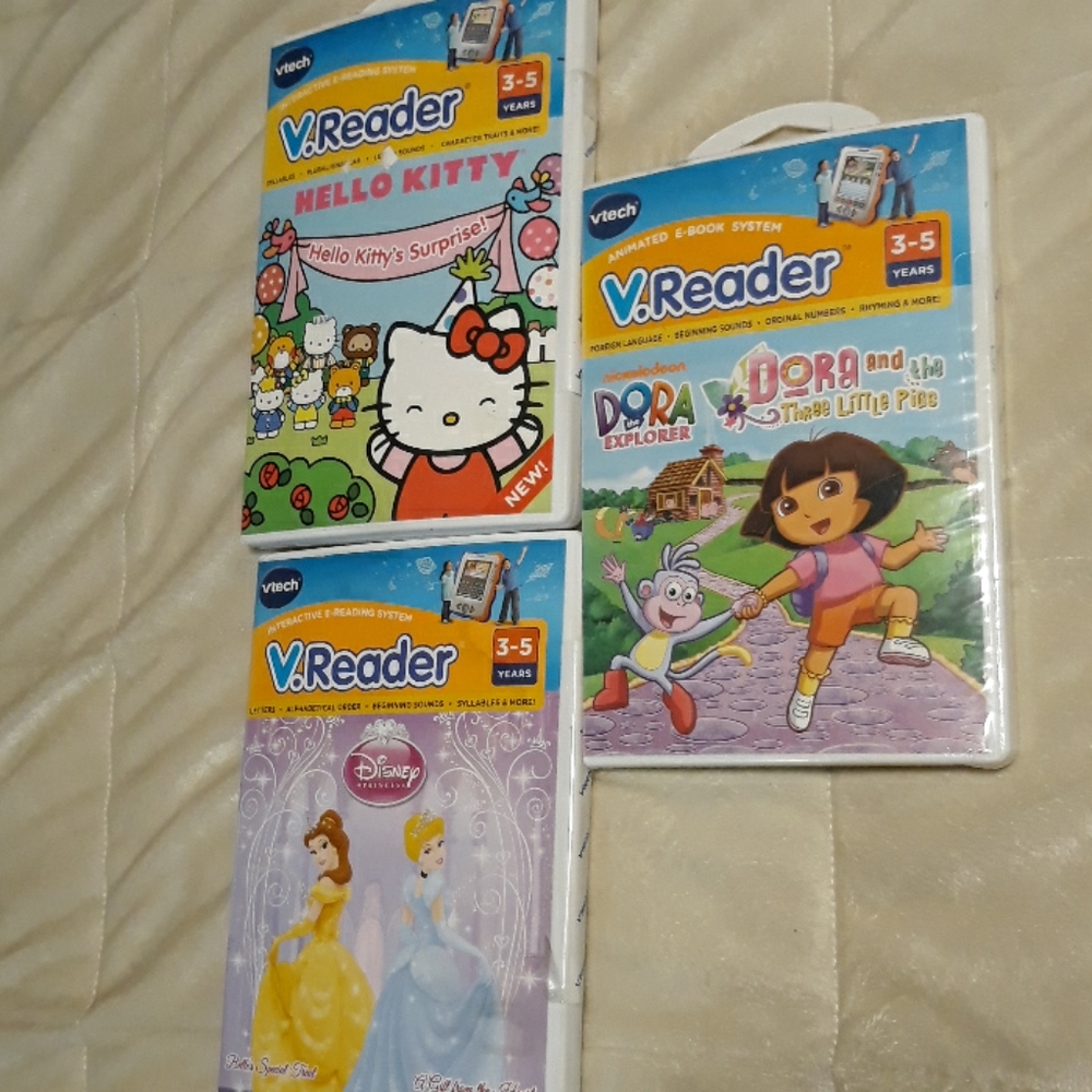 ( 3 )Vtech  games